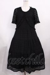 PINK HOUSE / ファルファスレースセットアップ Free ブラック H-25-11-21-003-LO-OP-NS-ZH