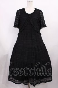 PINK HOUSE / ファルファスレースセットアップ Free ブラック H-25-11-21-003-LO-OP-NS-ZH