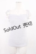 LIZ LISA / ポンポンリボンキャミソール Free サックス H-25-11-21-023-LO-TO-NS-ZH