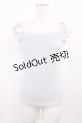 LIZ LISA / ポンポンリボンキャミソール Free サックス H-25-11-21-023-LO-TO-NS-ZH