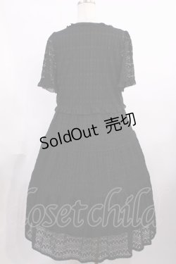 画像2: PINK HOUSE / ファルファスレースセットアップ Free ブラック H-25-11-21-003-LO-OP-NS-ZH