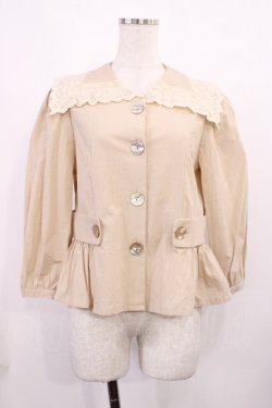 画像1: yukiemon / アドベンチャーブラウス M ベージュ H-25-11-21-027-LO-BL-NS-ZH