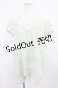 Franche Lippee / 万華鏡ブラウス M ミント H-25-11-21-029-LO-BL-NS-ZH