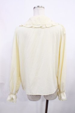 画像2: m petit by misako / AM マルエリフリルブラウス M 生成り H-25-11-21-030-LO-BL-NS-ZH