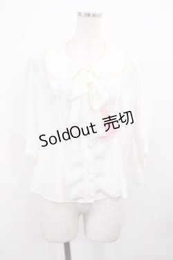 画像1: Angelic Pretty / クラシカルお嬢様ブラウス Free オフ H-25-11-21-031-AP-BL-NS-ZH