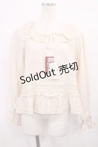 PINK HOUSE / ローンフリルブラウス Free 生成り H-25-11-21-032-LO-BL-NS-ZH