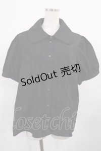 Kurumi Collaboration / マリンアカデミアブラウス 4L ブラック H-25-11-21-033-LO-BL-NS-ZH