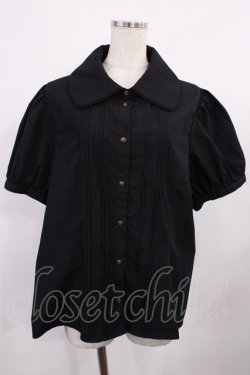 画像1: Kurumi Collaboration / マリンアカデミアブラウス 4L ブラック H-25-11-21-033-LO-BL-NS-ZH