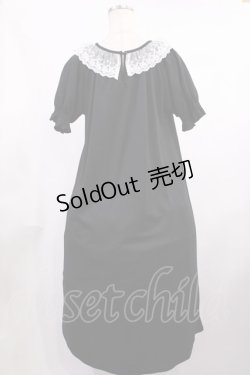 画像2: m petit by misako / AOKエリツキギャザーワンピース M ブラック H-25-11-21-004-LO-OP-NS-ZH