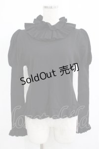 Hoshibako Works / タートルネックフリルニット Free ブラック H-25-11-22-1031-LO-TO-NS-ZH
