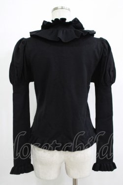 画像3: Hoshibako Works / タートルネックフリルニット Free ブラック H-25-11-22-1031-LO-TO-NS-ZH