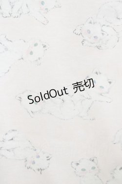 画像4: yukiemon / うじゃうじゃねこ カットソー M ピンク H-25-11-22-1033-LO-TO-NS-ZH