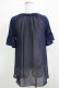 画像3: axes femme / サイドシフォンチュニック M ネイビー H-25-11-22-1034-AX-TO-NS-ZH (3)