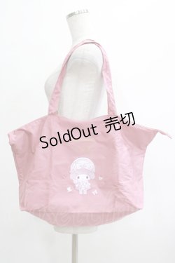 画像4: m petit by misako / サンリオキャラクターズコラボポーチ付きエコバッグ  ピンク H-25-11-22-1039-LO-BG-NS-ZH