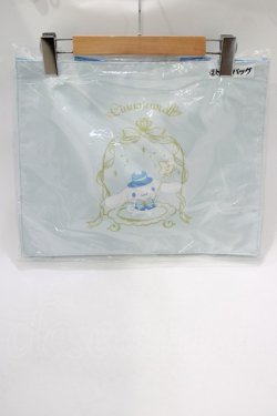画像1: サンリオ / シナモロールトートバッグ  サックス H-25-11-22-1041-EL-BG-NS-ZH