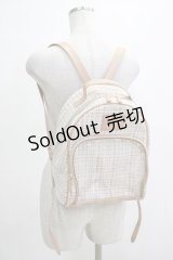 サンリオ / ツイードリュック/ぽちゃっこ  ベージュ H-25-11-22-1044-EL-BG-NS-ZH