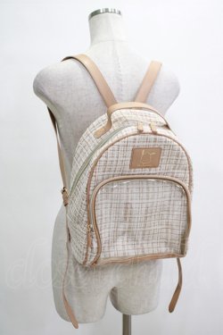 画像1: サンリオ / ツイードリュック/ぽちゃっこ  ベージュ H-25-11-22-1044-EL-BG-NS-ZH