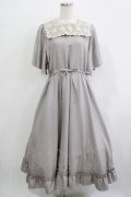 m petit by misako / レースセーラーワンピース L グレー H-25-11-22-1005-LO-OP-NS-ZH