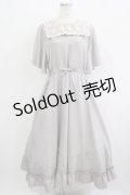 m petit by misako / レースセーラーワンピース L グレー H-25-11-22-1005-LO-OP-NS-ZH