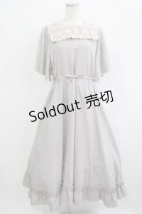 m petit by misako / レースセーラーワンピース L グレー H-25-11-22-1005-LO-OP-NS-ZH