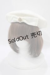 m petit by misako / AMモチーフリボンベレー  アイボリー H-25-11-22-1055-LO-AC-NS-ZH