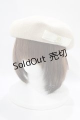 m petit by misako / NINA`SAMカメオベレー  アイボリー H-25-11-22-1057-LO-AC-NS-ZH