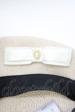 画像3: m petit by misako / NINA`SAMカメオベレー  アイボリー H-25-11-22-1057-LO-AC-NS-ZH