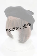 m petit by misako / サンリオキャラクターズコラボ クロミ リボンベレー  ブラック H-25-11-22-1058-LO-AC-NS-ZH