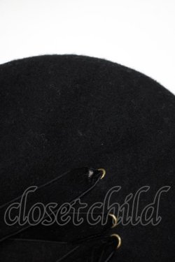 画像3: m petit by misako / サンリオキャラクターズコラボ クロミ リボンベレー  ブラック H-25-11-22-1058-LO-AC-NS-ZH