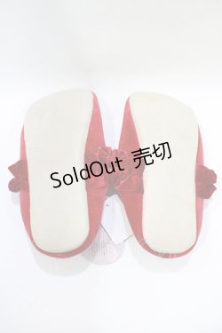 画像2: m petit by misako / ルームシューズ 23cm〜25cm ボルドー H-25-11-22-1064-LO-SH-NS-ZH