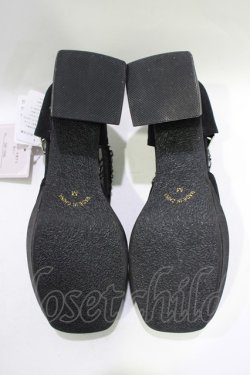 画像4: Cherirulu Chocola / 太ヒールパンプス M ブラック H-25-11-22-1071-GO-SH-NS-ZH