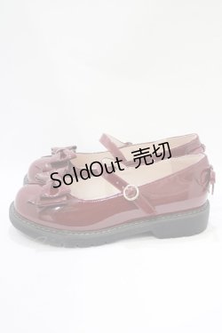 画像2: DearMyLove / リボンパンプス 23.0cm ワイン H-25-11-22-1072-EL-SH-NS-ZH