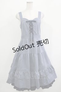 axes femme / 編上ティアードジャンドレ Free ネイビー H-25-11-22-1007-AX-OP-NS-ZH