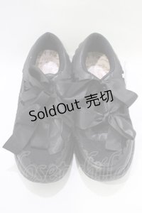 m petit by misako / AMレースリボンSNK M ブラック H-25-11-22-1075-LO-SH-NS-ZH