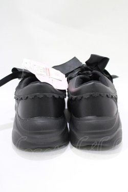 画像3: m petit by misako / AMレースリボンSNK M ブラック H-25-11-22-1075-LO-SH-NS-ZH