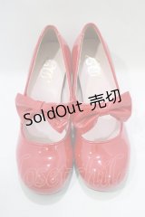 DearMyLove / ロリータリボンパンプス 23.0cm レッド H-25-11-22-1077-EL-SH-NS-ZH