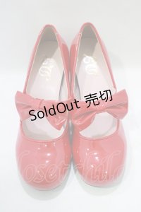 DearMyLove / ロリータリボンパンプス 23.0cm レッド H-25-11-22-1077-EL-SH-NS-ZH