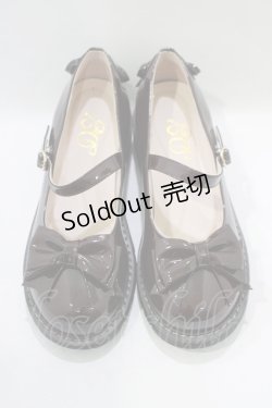 画像1: DearMyLove / リボンパンプス 23.0cm ブラウン H-25-11-22-1078-EL-SH-NS-ZH