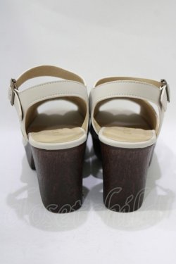 画像3: Fi.n.t / ブーケ刺繍ウッドライクソールサンダル M IVORY H-25-11-22-1079-CA-SH-NS-ZH