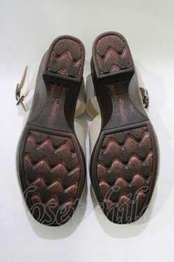 画像4: Fi.n.t / ブーケ刺繍ウッドライクソールサンダル M IVORY H-25-11-22-1079-CA-SH-NS-ZH