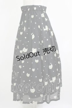 画像2: yukiemon / コーラスネコスカート M ブラック H-25-11-22-1010-LO-SK-NS-ZH