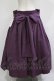 画像3: metamorphose / 【プラスサイズ】袴風タックロングスカート プラスサイズ 紫 H-25-11-22-1012-ME-SK-NS-ZH (3)