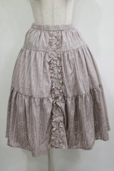 m petit by misako / MSKストライプRVSK L ピンク H-25-11-22-1014-LO-SK-NS-ZH