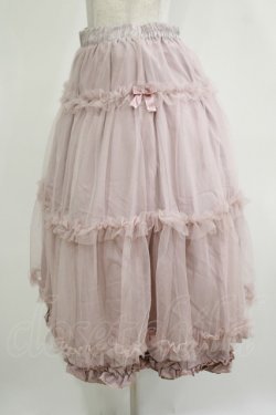 画像5: m petit by misako / MSKストライプRVSK L ピンク H-25-11-22-1014-LO-SK-NS-ZH