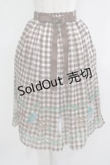 axes femme / チョコミントプリントスカート Free ブラウン H-25-11-22-1015-AX-SK-NS-ZH