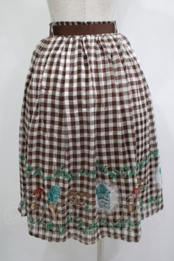 画像3: axes femme / チョコミントプリントスカート Free ブラウン H-25-11-22-1015-AX-SK-NS-ZH