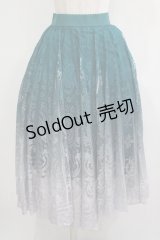 axes femme / グラデレースサーキュラースカート Free Bグリーン H-25-11-22-1016-AX-SK-NS-ZH