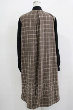 画像3: axes femme / チェック切替ブルゾン Free ブラウン H-25-11-22-1019-AX-JA-NS-ZH