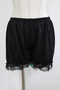 画像1: m petit by misako / AMドロワーズスソレース L~LL ブラック H-25-11-22-1021-LO-PA-NS-ZH