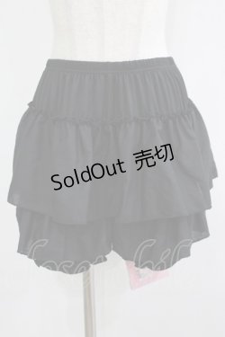 画像1: m petit by misako / AM3ブ2ダンフリル L~LL ブラック H-25-11-22-1022-LO-PA-NS-ZH